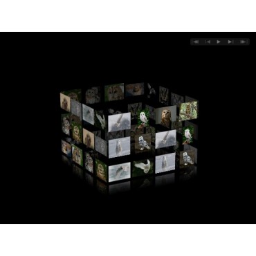 Cube Open Album Screen Saver