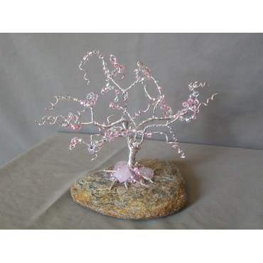 Champagne Wire Tree Design