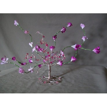 In The Pink Wire Tree Design